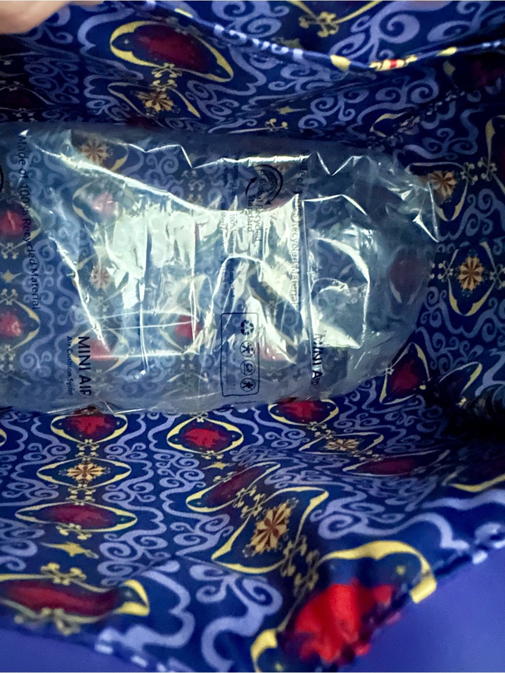 Loungefly Exclusive Disney Aladdin Magic Carpet Drawstring Mini Backpack - Picture 8 of 9